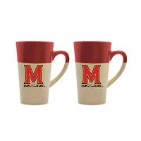 Maryland Terrapins 16oz. Two-Pack Ceramic Mug Set