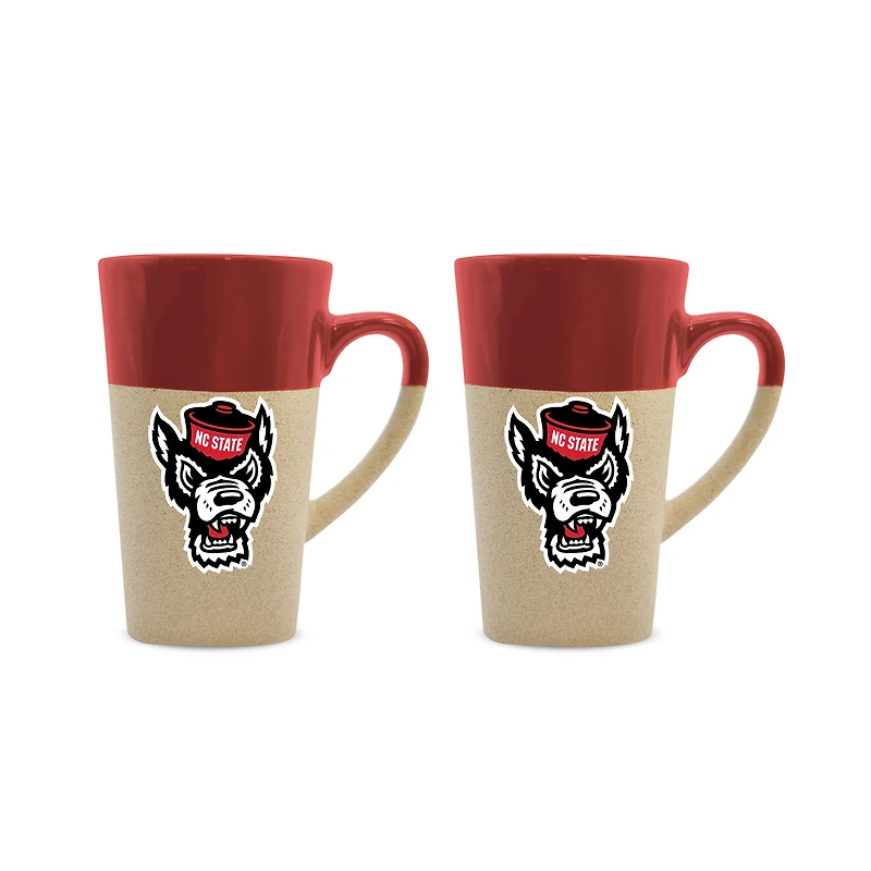 NC State Wolfpack 16oz. Two-Pack Ceramic Mug Set