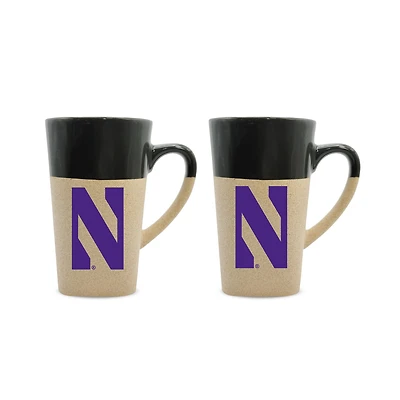 Northwestern Wildcats 16oz. Two-Pack Ceramic Mug Set