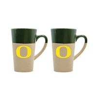 Oregon Ducks 16oz. Two-Pack Ceramic Mug Set