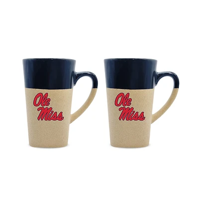 Ole Miss Rebels 16oz. Two-Pack Ceramic Mug Set