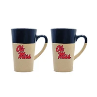 Ole Miss Rebels 16oz. Two-Pack Ceramic Mug Set