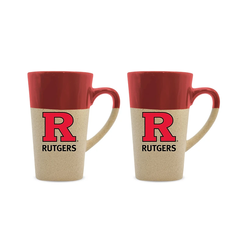 Rutgers Scarlet Knights 16oz. Two-Pack Ceramic Mug Set