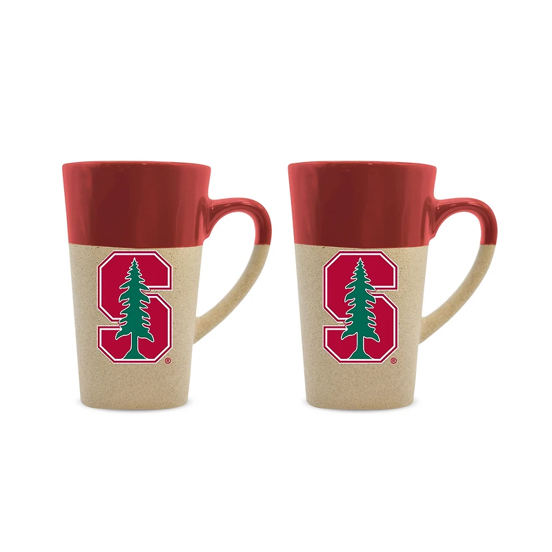 Stanford Cardinal 16oz. Two-Pack Ceramic Mug Set