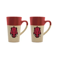 Arkansas Razorbacks 16oz. Two-Pack Ceramic Mug Set