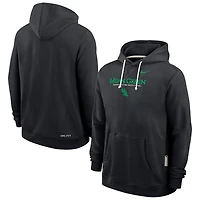 Men's Nike Black North Texas Mean Green 2025 Sideline Standard Issue Dri-FIT Hoodie