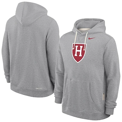 Men's Nike Gray Harvard Crimson 2025 Sideline Dri-FIT Hoodie