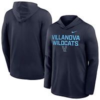 Men's Nike  Navy Villanova Wildcats Sideline Dri-FIT Lightweight Hooded Top
