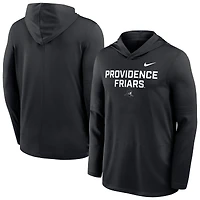 Men's Nike  Black Providence Friars Sideline Dri-FIT Lightweight Hooded Top