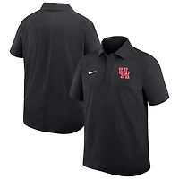 Men's Nike Black Houston Cougars 2025 Sideline Dri-FIT Polo