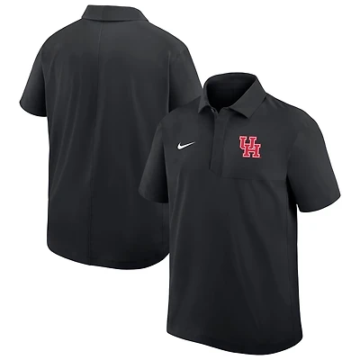 Men's Nike Black Houston Cougars 2025 Sideline Dri-FIT Polo