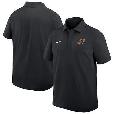 Men's Nike Black Florida A&M Rattlers 2025 Sideline Dri-FIT Polo