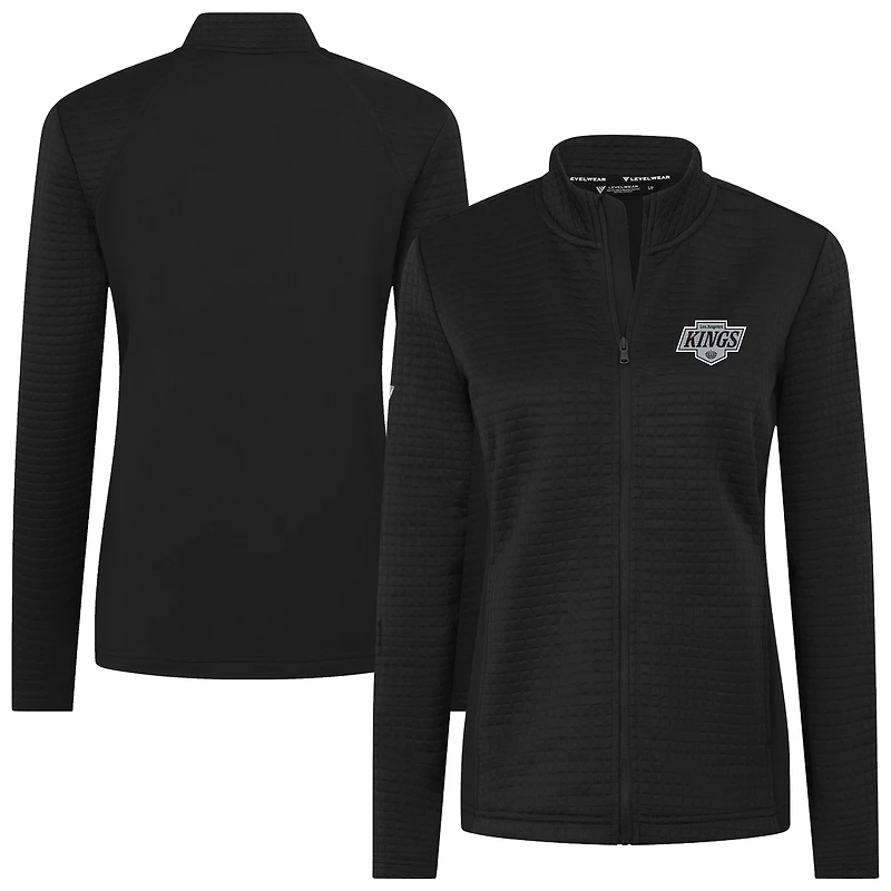 Women's Levelwear Black Los Angeles Kings Tailgate Full-Zip Jacket