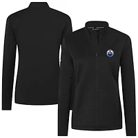 Women's Levelwear  Black Edmonton Oilers Tailgate Full-Zip Jacket