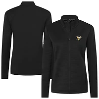 Women's Levelwear  Black Pittsburgh Penguins Tailgate Full-Zip Jacket