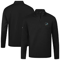 Men's Levelwear  Black San Jose Sharks Tailgate Quarter-Zip Pullover