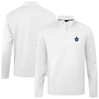 Men's Levelwear  White Toronto Maple Leafs Tailgate Quarter-Zip Pullover