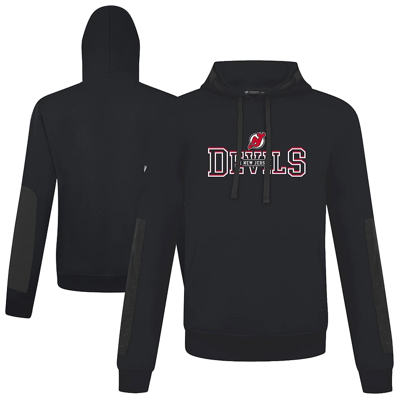 Men's Levelwear  Black New Jersey Devils Bombay Journey Pullover Hoodie
