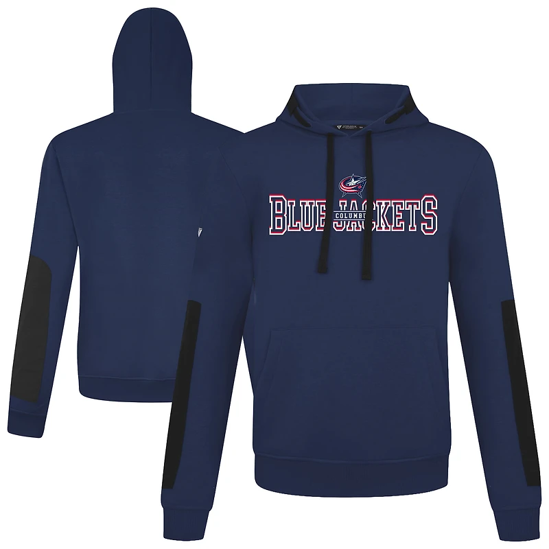 Men's Levelwear Navy Columbus Blue Jackets Bombay Journey Pullover Hoodie