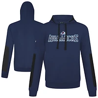 Men's Levelwear  Navy Colorado Avalanche Bombay Journey Pullover Hoodie