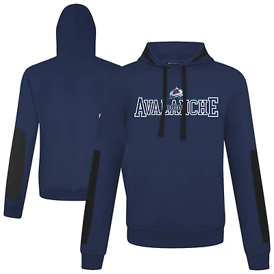 Men's Levelwear  Navy Colorado Avalanche Bombay Journey Pullover Hoodie