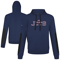 Men's Levelwear  Navy Winnipeg Jets Bombay Journey Pullover Hoodie