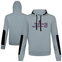Men's Levelwear  Gray Winnipeg Jets Bombay Journey Pullover Hoodie