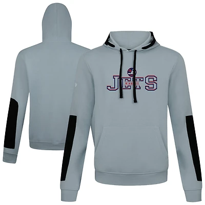 Men's Levelwear  Gray Winnipeg Jets Bombay Journey Pullover Hoodie