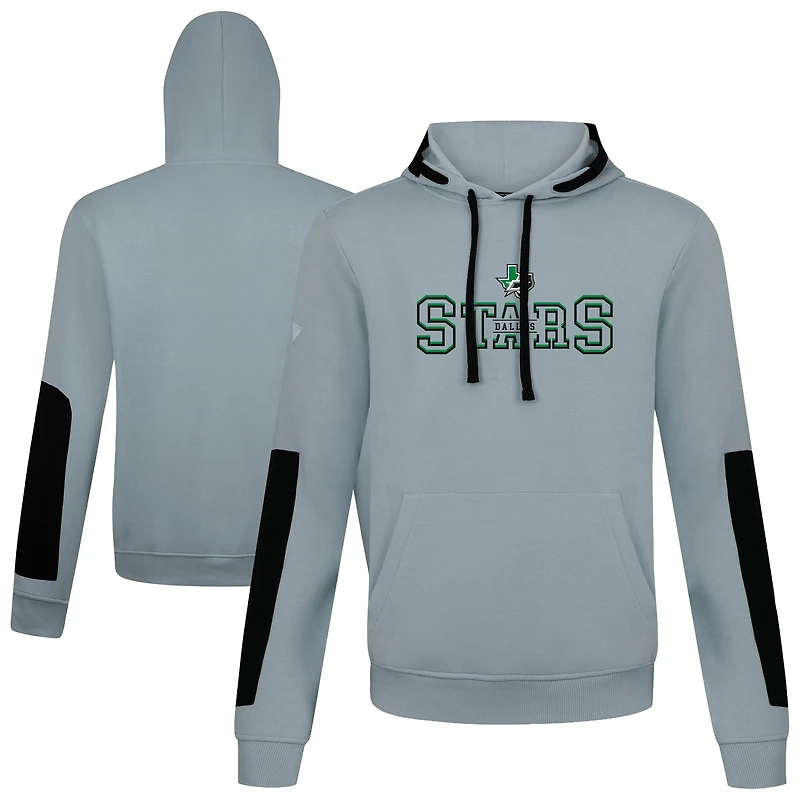Men's Levelwear Gray Dallas Stars Bombay Journey Pullover Hoodie