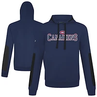 Men's Levelwear  Navy Montreal Canadiens Bombay Journey Pullover Hoodie