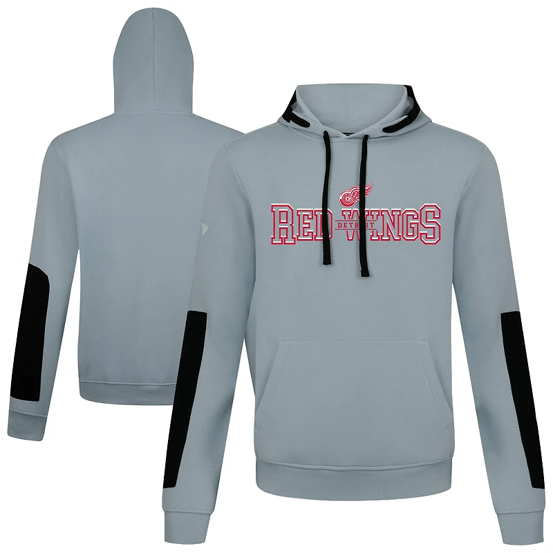 Men's Levelwear Red Detroit Wings Bombay Journey Pullover Hoodie