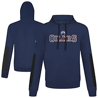 Men's Levelwear  Navy Edmonton Oilers Bombay Journey Pullover Hoodie