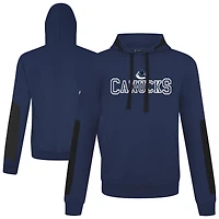 Men's Levelwear  Navy Vancouver Canucks Bombay Journey Pullover Hoodie