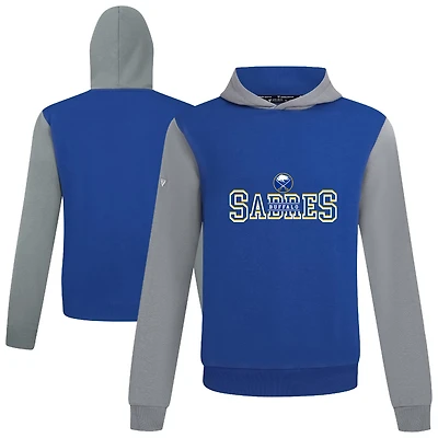 Men's Levelwear  Royal/Gray Buffalo Sabres Ultimate Journey Pullover Hoodie