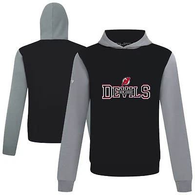 Men's Levelwear  Black/Gray New Jersey Devils Ultimate Journey Pullover Hoodie
