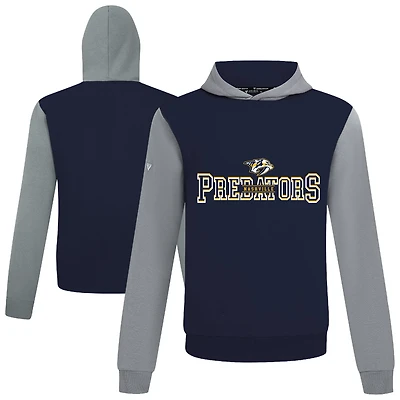 Men's Levelwear  Navy/Gray Nashville Predators Ultimate Journey Pullover Hoodie