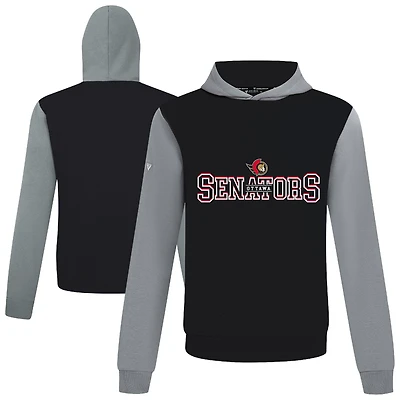 Men's Levelwear  Black/Gray Ottawa Senators Ultimate Journey Pullover Hoodie