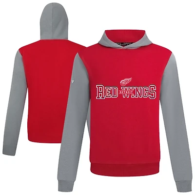 Men's Levelwear  Red/Gray Detroit Red Wings Ultimate Journey Pullover Hoodie