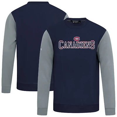 Men's Levelwear  Navy/Gray Montreal Canadiens Ultimate Journey Sweatshirt