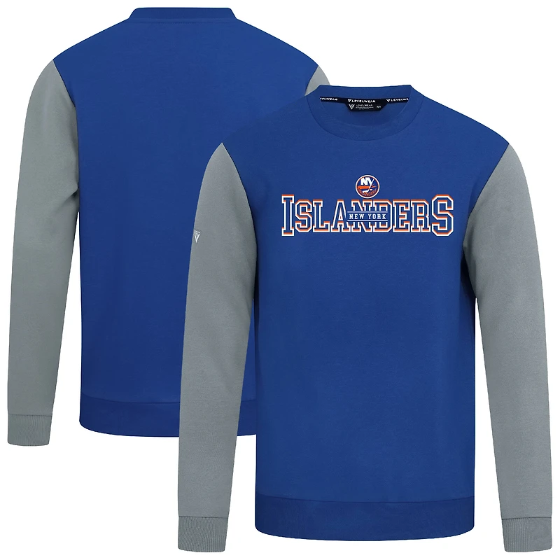 Men's Levelwear Royal/Gray New York Islanders Ultimate Journey Sweatshirt