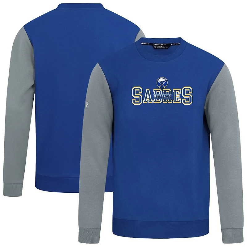 Men's Levelwear Royal/Gray Buffalo Sabres Ultimate Journey Sweatshirt