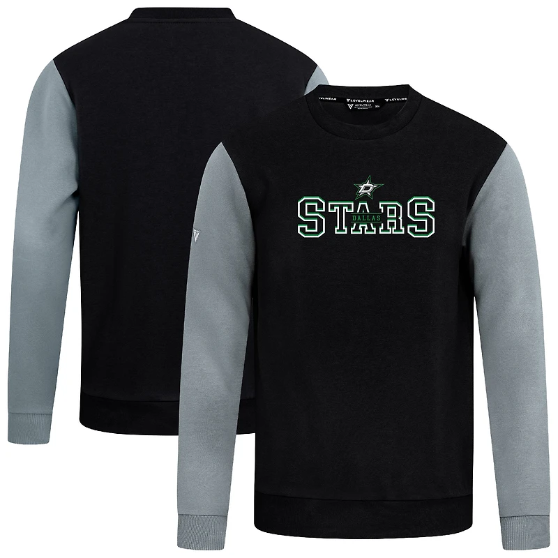 Men's Levelwear  Black/Gray Dallas Stars Ultimate Journey Sweatshirt