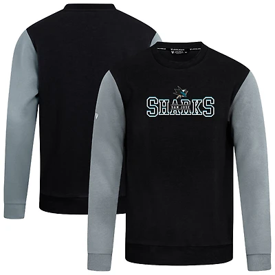 Men's Levelwear  Black/Gray San Jose Sharks Ultimate Journey Sweatshirt
