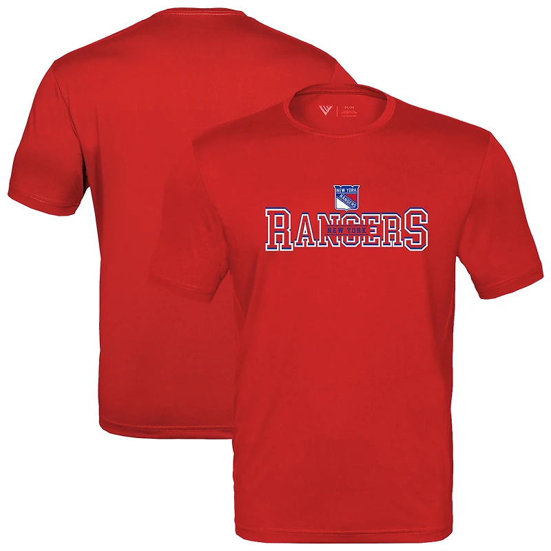 Men's Levelwear Red New York Rangers Anthem Journey Performance T-Shirt