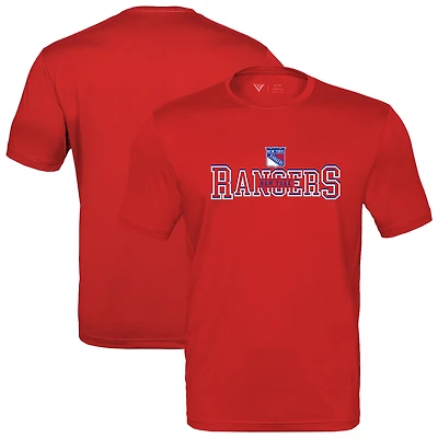 Men's Levelwear  Red New York Rangers Anthem Journey Performance T-Shirt