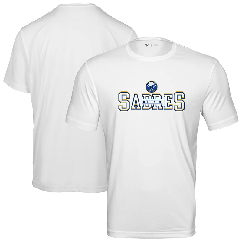 Men's Levelwear White Buffalo Sabres Anthem Journey Performance T-Shirt