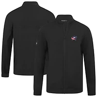 Men's Levelwear  Black Columbus Blue Jackets Alec Full-Zip Jacket