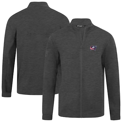 Men's Levelwear  Gray Columbus Blue Jackets Alec Full-Zip Jacket