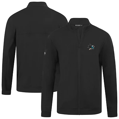 Men's Levelwear  Black San Jose Sharks Alec Full-Zip Jacket