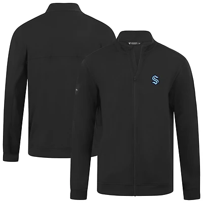 Men's Levelwear  Black Seattle Kraken Alec Full-Zip Jacket